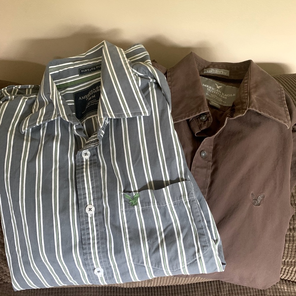 American Eagle. Vintage Fit. Button Down Bundle.